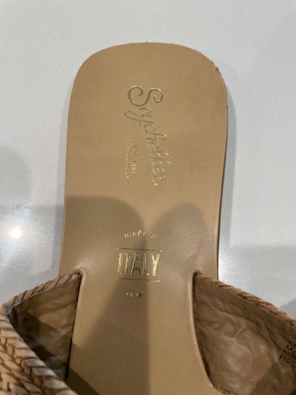 Seychelles Total Relaxation Woven flat slide sandals - Size 8 - NWOB - Rtl $119 - Picture 4 of 5